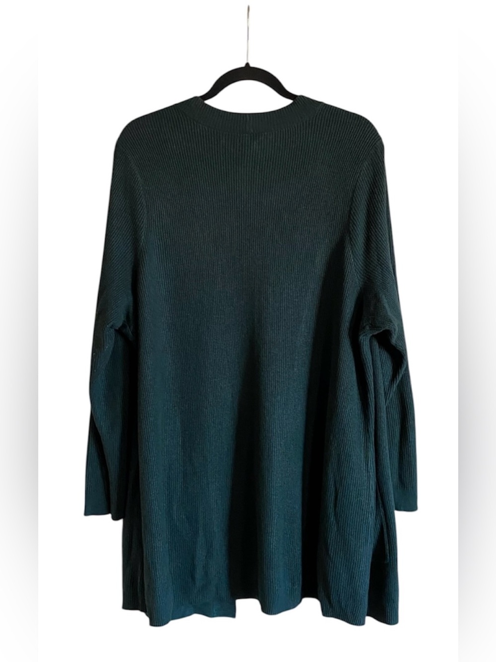 Women’s TORRID Dark Green Cardigan Sweater Size 2 - Picture 3 of 4